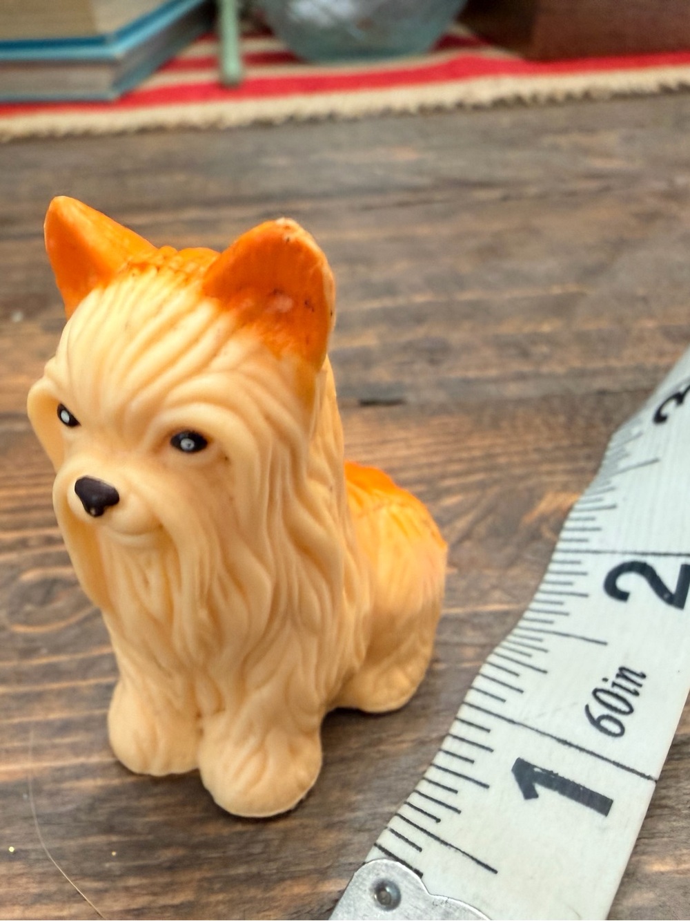 Vintage Mattel Barbie Wee 3 Friends Yorkie Puppy Dog Pet Figurine (2004)